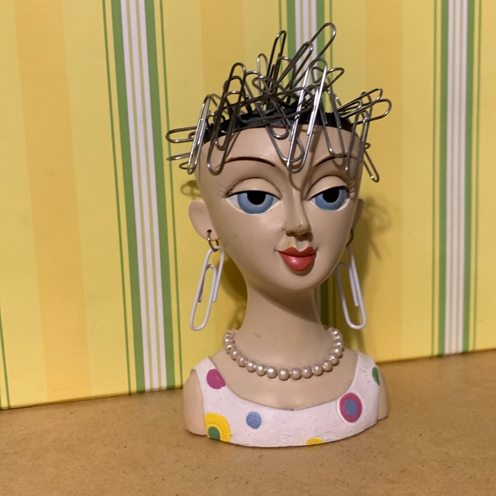 Bad Hair Day, paperclip holder